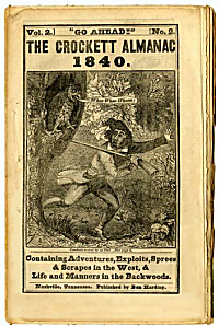 The cover of the almanac in which the word first appeared.