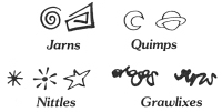 Grawlixes and other cartoonists' symbols