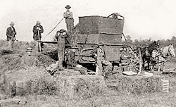 A hay baler, Ohio