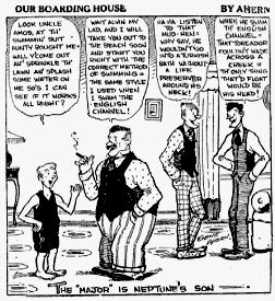 An early appearance of Major Hoople in Gene Ahern's comic strip