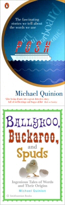The two covers of Michael Quinion's book