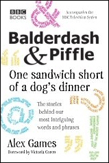 The cover of Alex Games book Balderdash & Piffle.