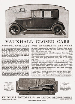 Advert for Vauxhall car