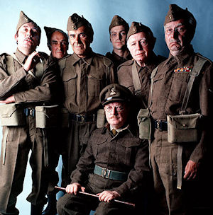 The cast of the BBC television series Dad's Army
