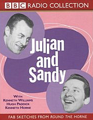 Kenneth Williams and Hugh Paddick as Julian and Sandy from the cover of an album of their sketches.