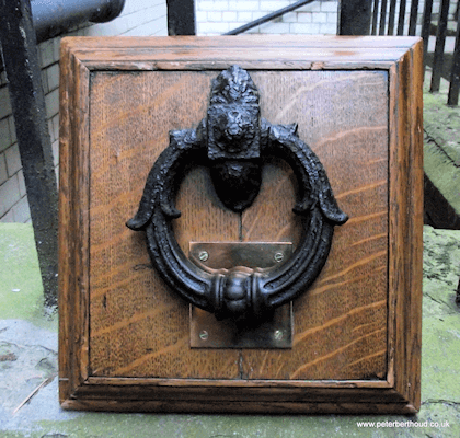 The famous Newgate knocker