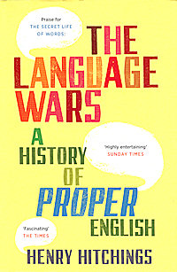 The cover of Henry Hitching's book 'The Language Wars'