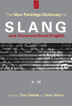 The cover of The New Partridge Dictionary of Slang