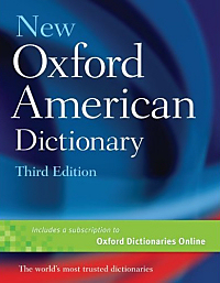 Cover of the 'New Oxford American Dictionary'