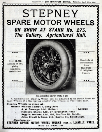 An advert from 1907