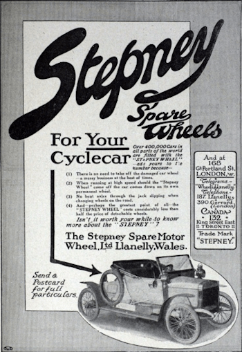 An advert from 1913